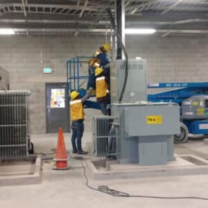 distribución energía electrica